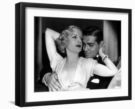 No Man of Her Own, Carole Lombard, Clark Gable, 1932-null-Framed Photo