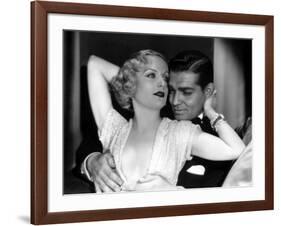 No Man of Her Own, Carole Lombard, Clark Gable, 1932-null-Framed Photo