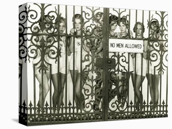 No Men Allowed-null-Stretched Canvas