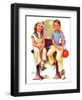 "No Money for Her Soda,"June 6, 1936-Frances Tipton Hunter-Framed Giclee Print