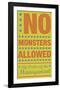 No Monsters Allowed-John Golden-Framed Giclee Print