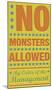 No Monsters Allowed-John W^ Golden-Mounted Art Print