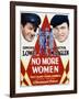 No More Women - Movie Poster Reproduction-null-Framed Photo