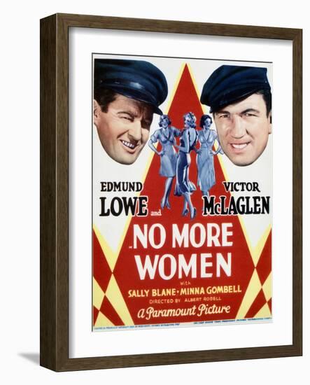 No More Women - Movie Poster Reproduction-null-Framed Photo