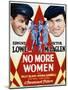 No More Women - Movie Poster Reproduction-null-Mounted Photo