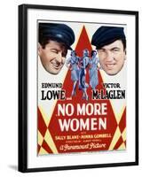 No More Women - Movie Poster Reproduction-null-Framed Photo