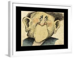 No Mouth Guy-Tim Nyberg-Framed Giclee Print