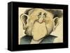 No Mouth Guy-Tim Nyberg-Framed Stretched Canvas