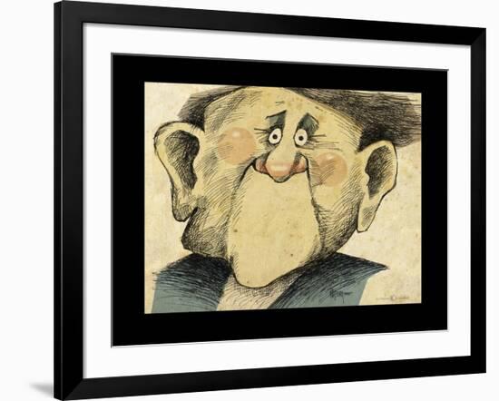 No Mouth Guy-Tim Nyberg-Framed Giclee Print