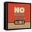 No Negative Thoughts Allowed-Lorand Okos-Framed Stretched Canvas