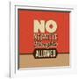 No Negative Thoughts Allowed-Lorand Okos-Framed Art Print