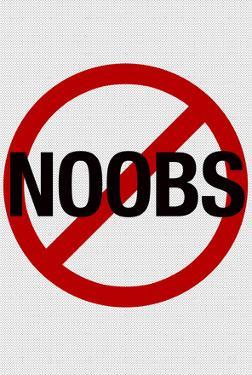 No Noobs Video Game Print Poster No Noobs Video Game Print Poster