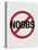 No Noobs Video Game Print Poster-null-Stretched Canvas