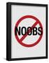 No Noobs Video Game Print Poster-null-Framed Poster