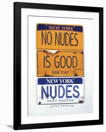 No Nudes-Gregory Constantine-Framed Giclee Print