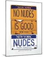 No Nudes-Gregory Constantine-Mounted Giclee Print