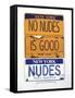 No Nudes-Gregory Constantine-Framed Stretched Canvas