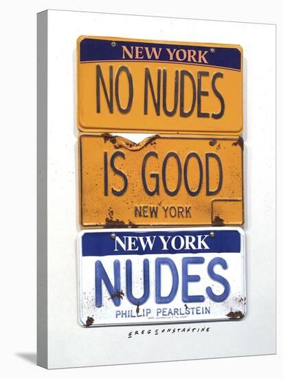 No Nudes-Gregory Constantine-Stretched Canvas