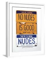 No Nudes-Gregory Constantine-Framed Giclee Print