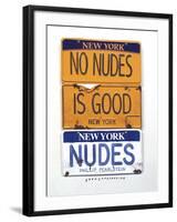 No Nudes-Gregory Constantine-Framed Giclee Print
