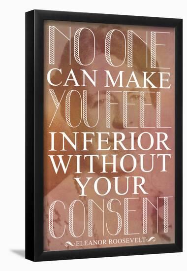 No One Can Make You Feel Inferior-null-Framed Poster