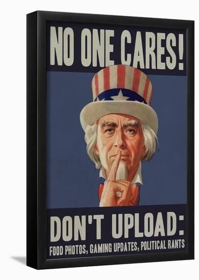 No One Cares! Social Networking-null-Framed Poster