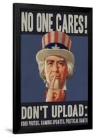 No One Cares! Social Networking-null-Framed Poster