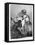 No One Has Seen Us, 1799-Francisco de Goya-Framed Stretched Canvas