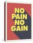 No Pain No Gain-null-Stretched Canvas