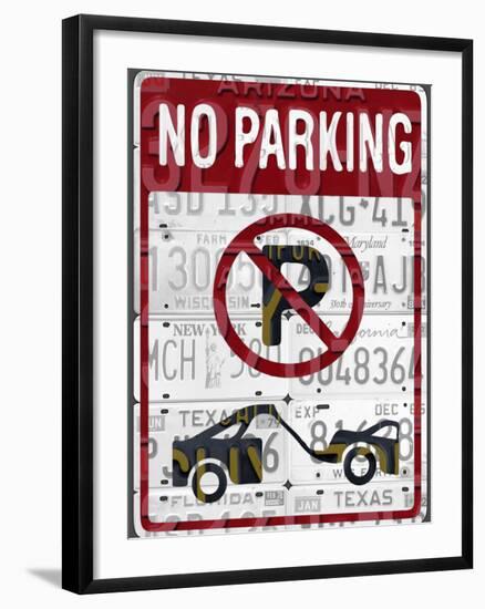 No Parking-Design Turnpike-Framed Giclee Print