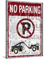 No Parking-Design Turnpike-Mounted Giclee Print