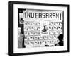 No Pasaran Postcards, Madrid; Spanish Civil War, 1936-null-Framed Art Print