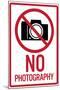 No Photography Sign Poster-null-Mounted Poster