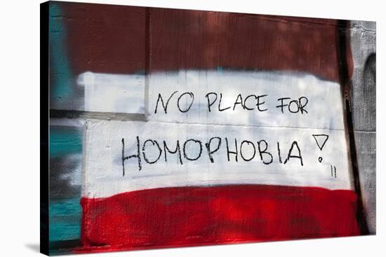 No Place for Homophobia-WildCat78-Stretched Canvas