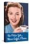 No Pulse Yet More Coffee Please Funny Poster-Ephemera-Stretched Canvas