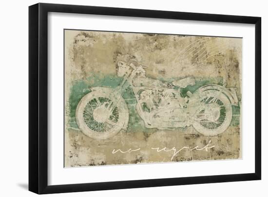 No Regret Motorcycle-Eric Yang-Framed Art Print