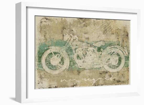 No Regret Motorcycle-Eric Yang-Framed Art Print