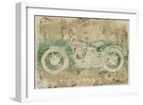 No Regret Motorcycle-Eric Yang-Framed Art Print