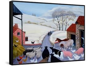 No Room at the Inn-Margaret Loxton-Framed Stretched Canvas