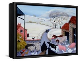 No Room at the Inn-Margaret Loxton-Framed Stretched Canvas