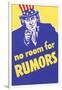 No Room for Rumors-null-Framed Art Print