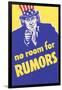 No Room for Rumors-null-Framed Art Print