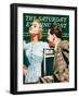 "'No Sale'," Saturday Evening Post Cover, May 6, 1939-John Hyde Phillips-Framed Premium Giclee Print