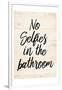 No Selfies-Milli Villa-Framed Art Print