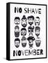 No Shave November Set.-Katja Gerasimova-Framed Stretched Canvas