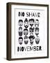No Shave November Set.-Katja Gerasimova-Framed Art Print