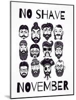 No Shave November Set.-Katja Gerasimova-Mounted Art Print