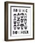 No Shave November Set.-Katja Gerasimova-Framed Art Print