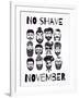 No Shave November Set.-Katja Gerasimova-Framed Art Print