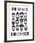 No Shave November Set.-Katja Gerasimova-Framed Art Print